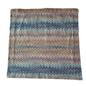 MISSONI Home JOHN Euro Pillow Sham 26” Chevron Zig Zag ITALY